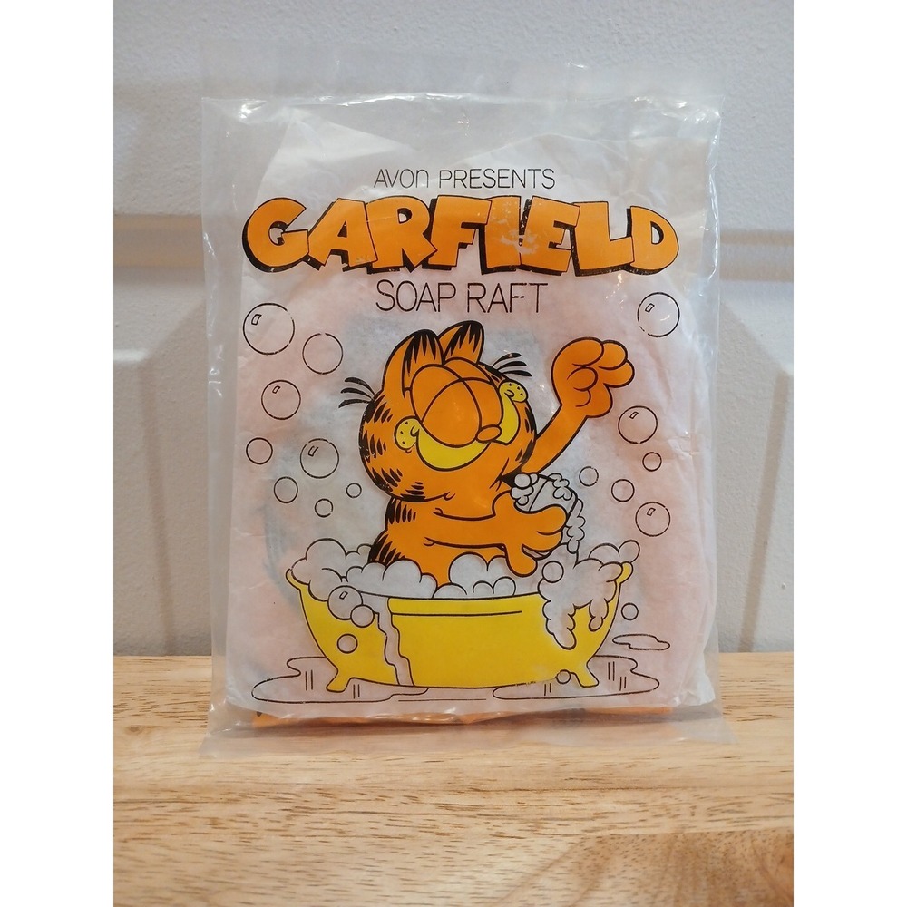 Vintage Garfield Soap Raft Avon Sealed New!  1978